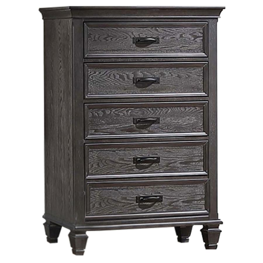 (image for) Franco 5-drawer Chest Weathered Sage