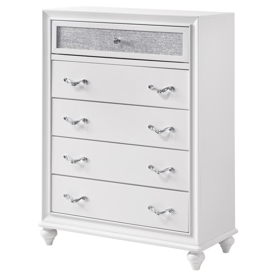 (image for) Barzini 5-drawer Bedroom Chest White