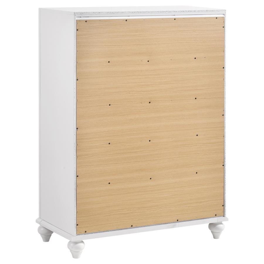 (image for) Barzini 5-drawer Bedroom Chest White