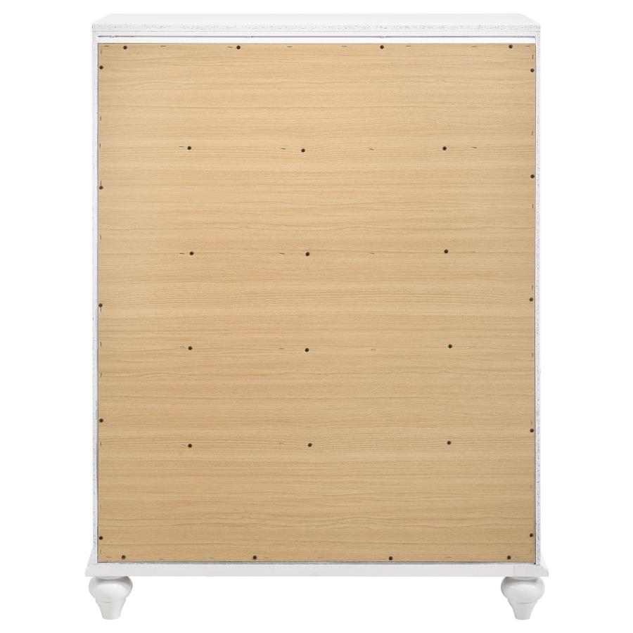 (image for) Barzini 5-drawer Bedroom Chest White