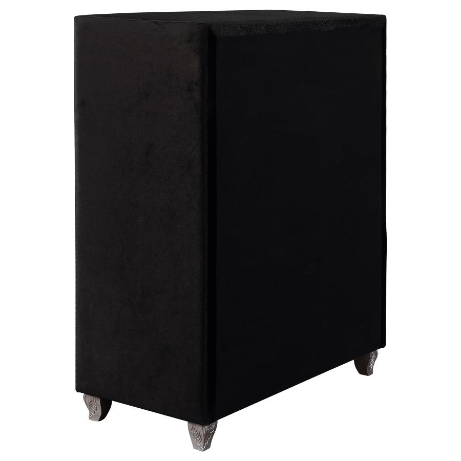 (image for) Deanna 5-drawer Bedroom Chest Black