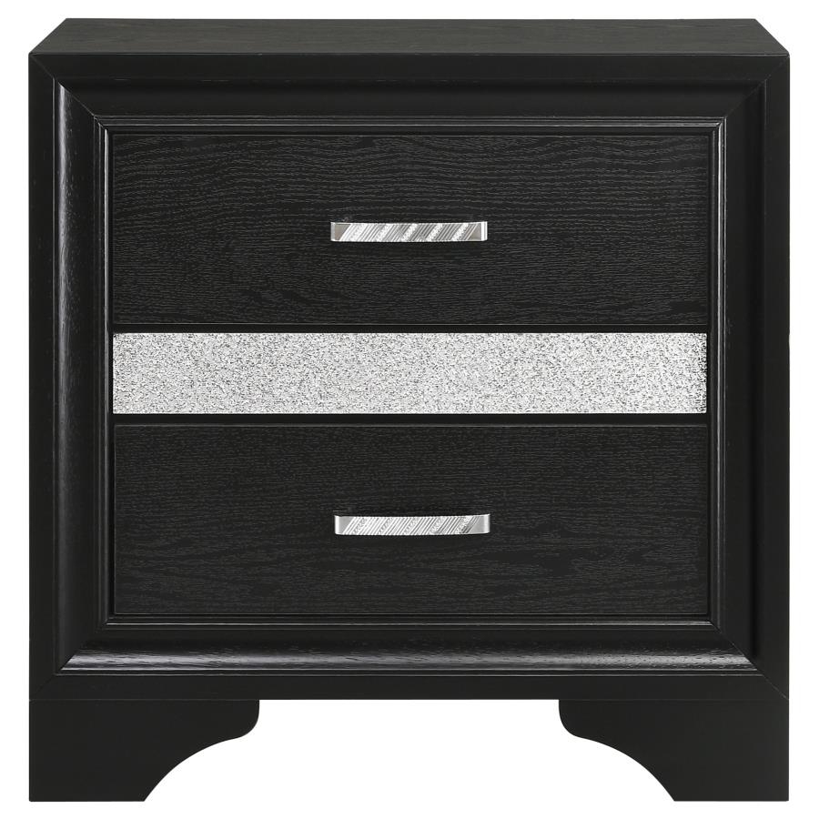 (image for) Miranda 4-piece Full Bedroom Set Black