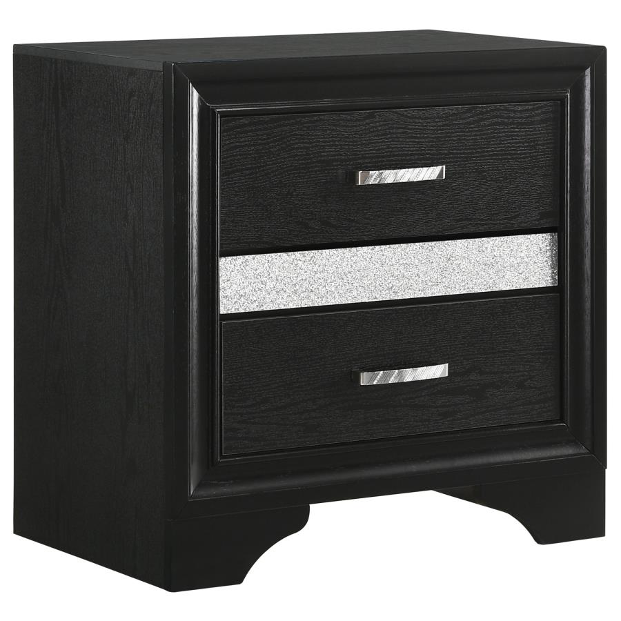 (image for) Miranda 4-piece Full Bedroom Set Black