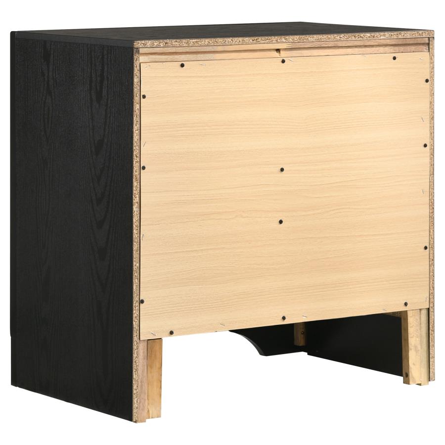 (image for) Miranda 2-drawer Nightstand Black