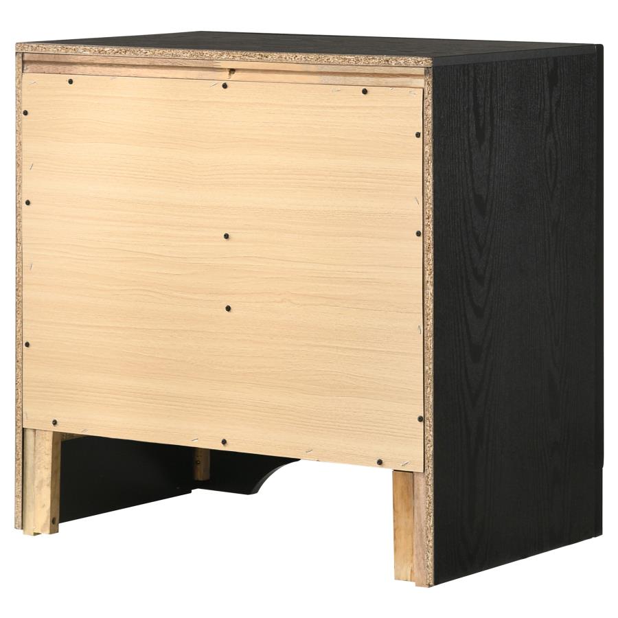 (image for) Miranda 2-drawer Nightstand Black