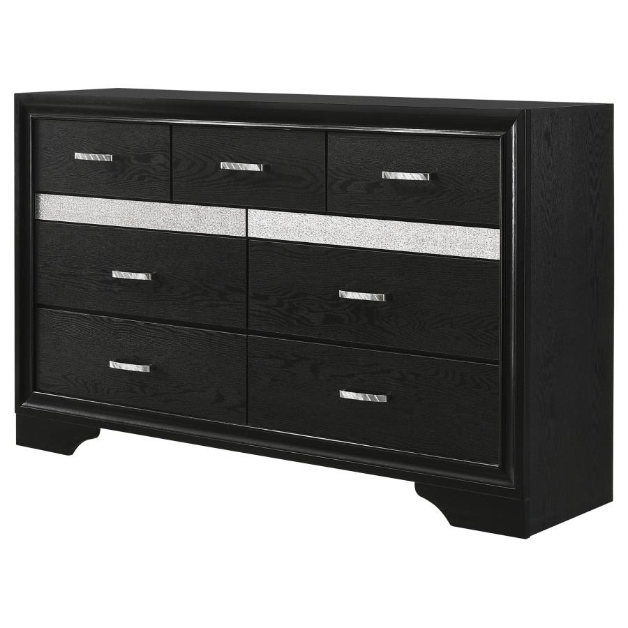 (image for) Miranda 7-drawer Dresser Black