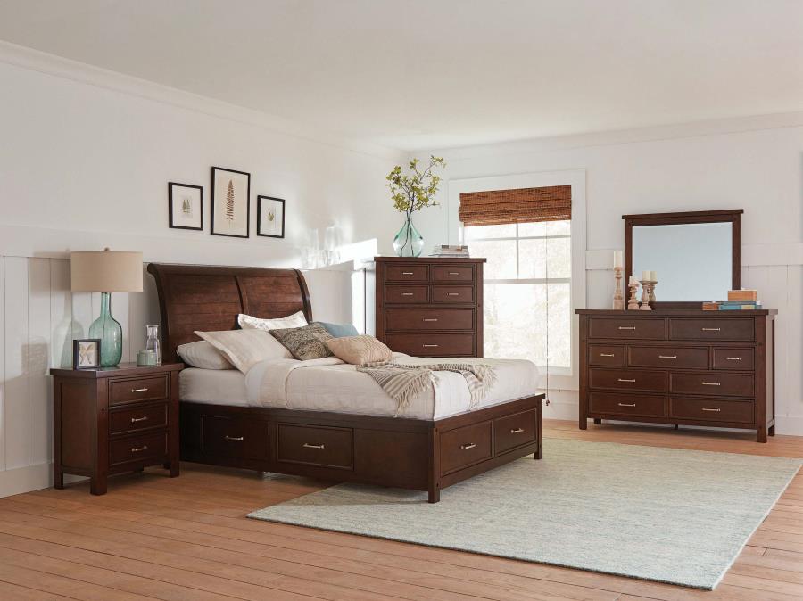 (image for) Barstow Eastern King Storage Bed Pinot Noir