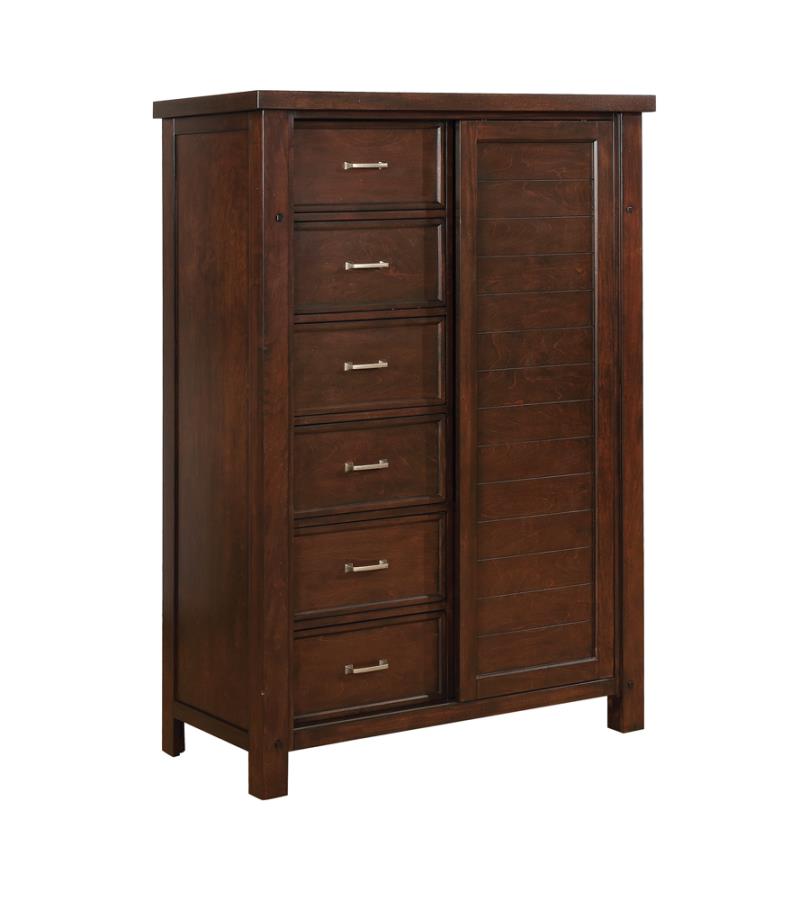 (image for) Barstow 8-drawer Bedroom Chest Pinot Noir - Click Image to Close