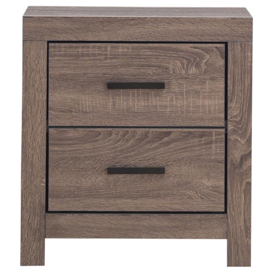 (image for) Brantford 2-drawer Nightstand Barrel Oak