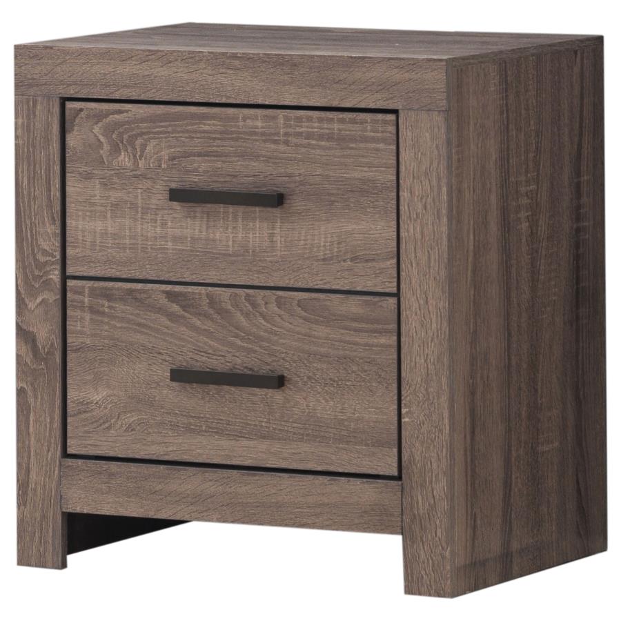 (image for) Brantford 2-drawer Nightstand Barrel Oak