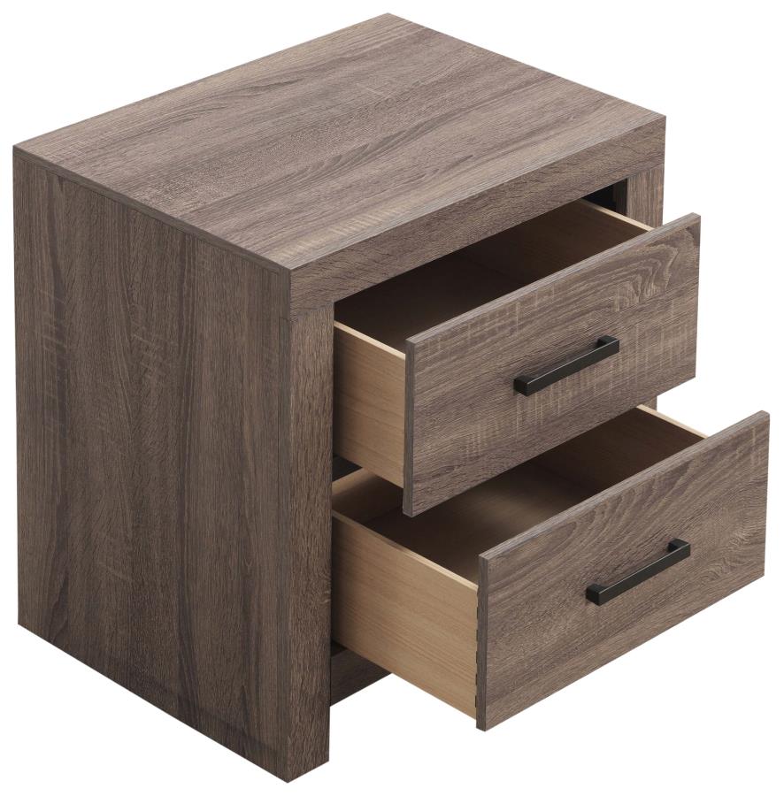 (image for) Brantford 2-drawer Nightstand Barrel Oak