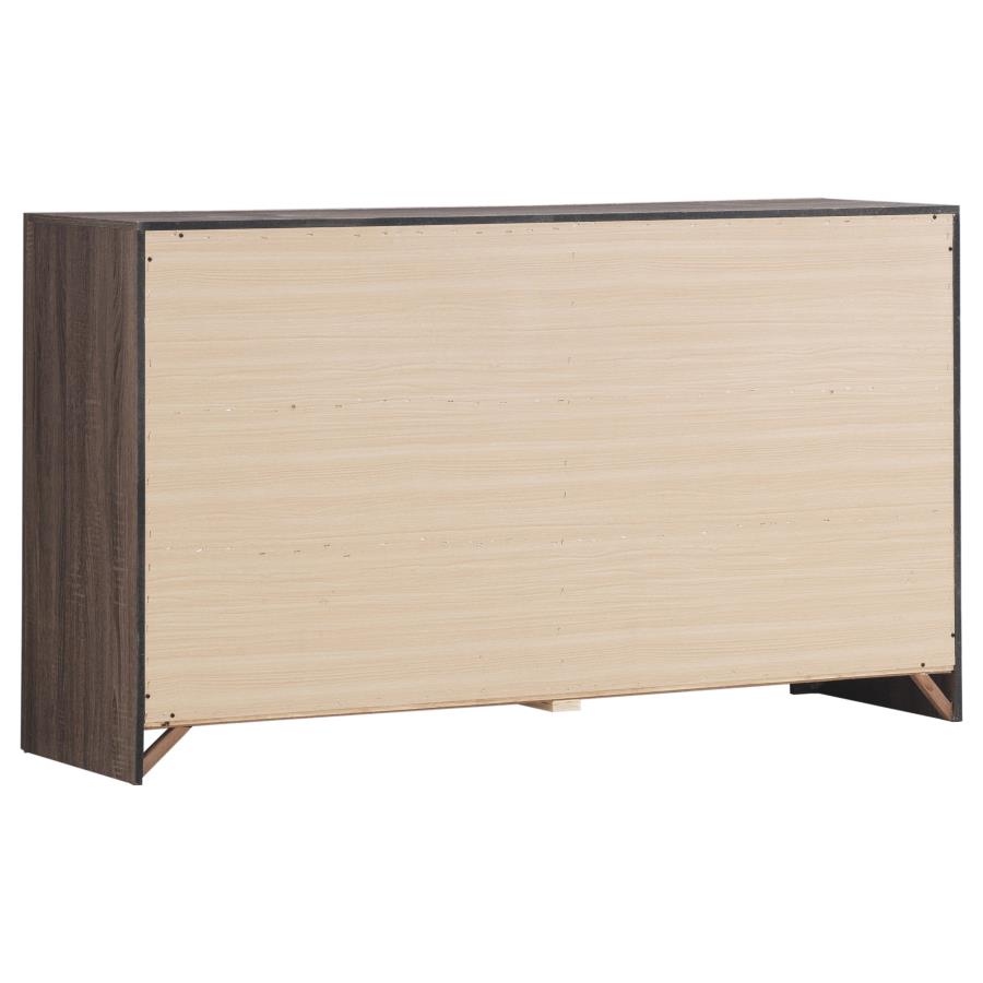 (image for) Brantford 6-drawer Dresser Barrel Oak