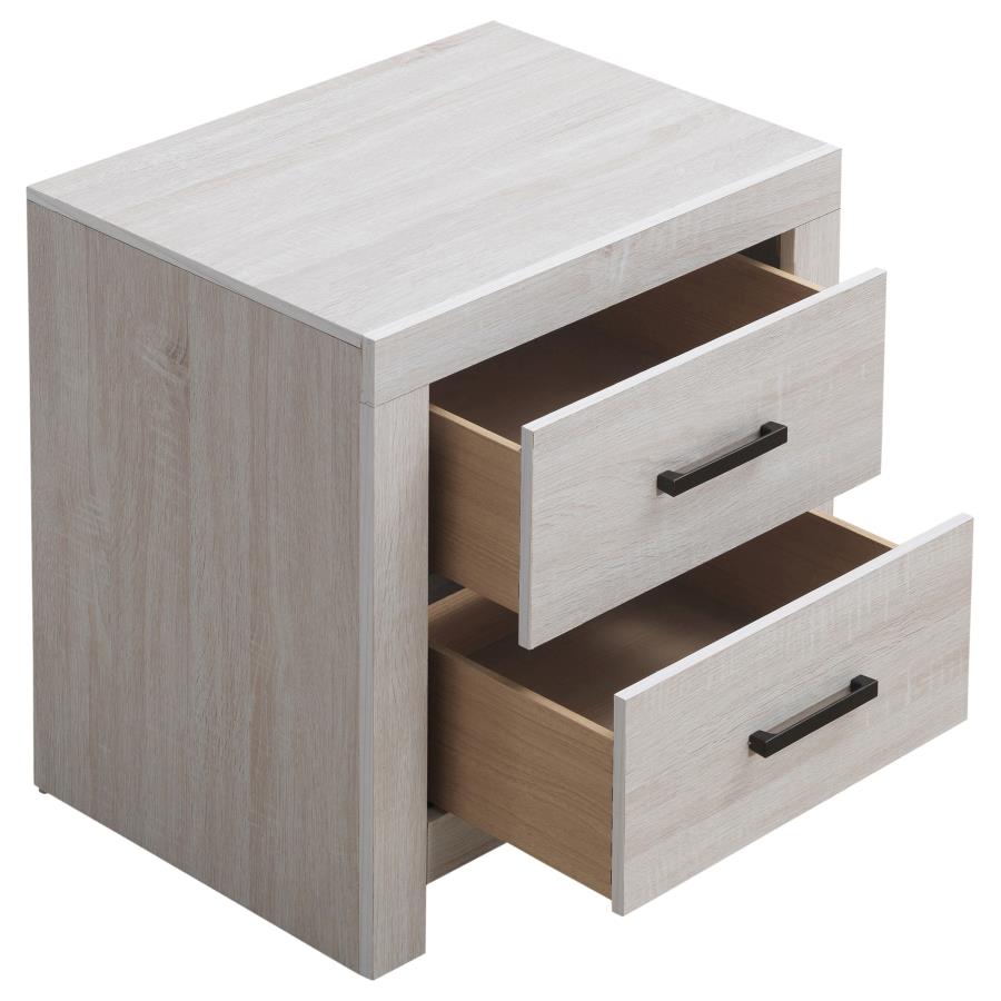 (image for) Brantford 2-drawer Nightstand Coastal White