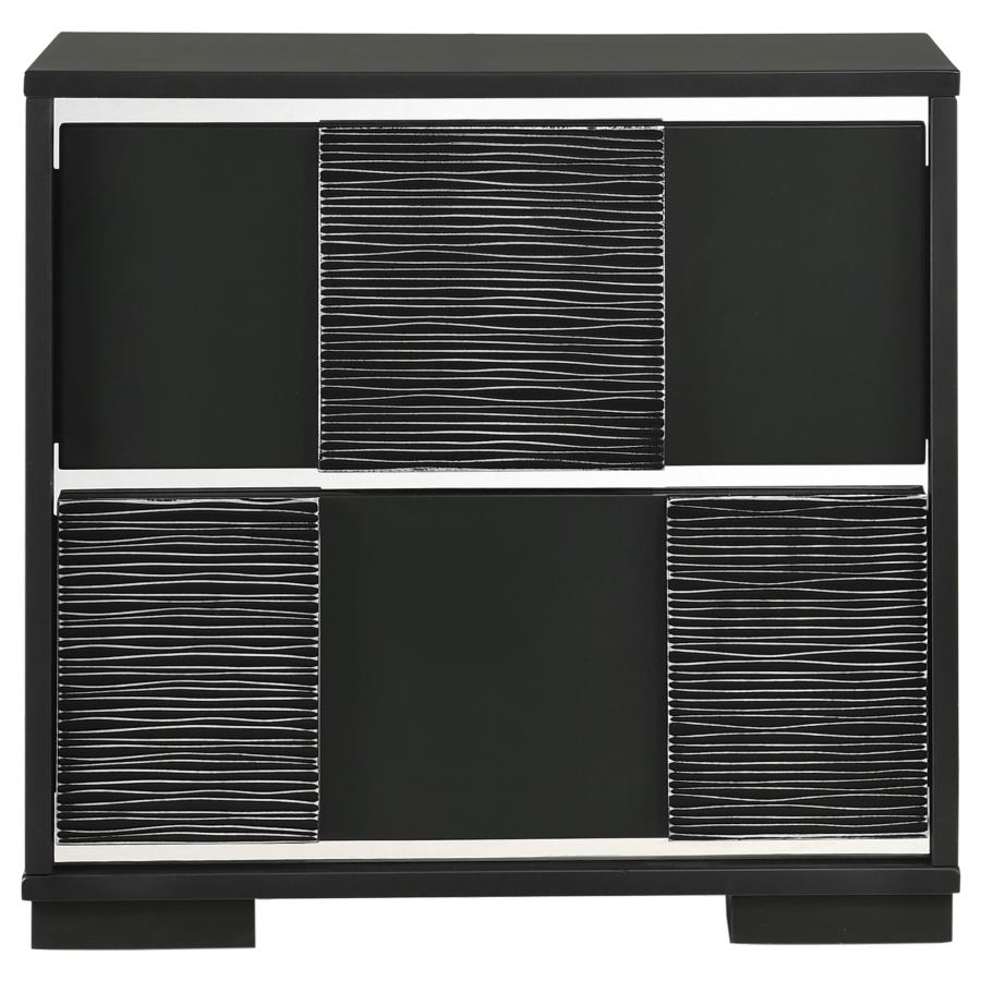 (image for) Blacktoft 2-drawer Nightstand Black