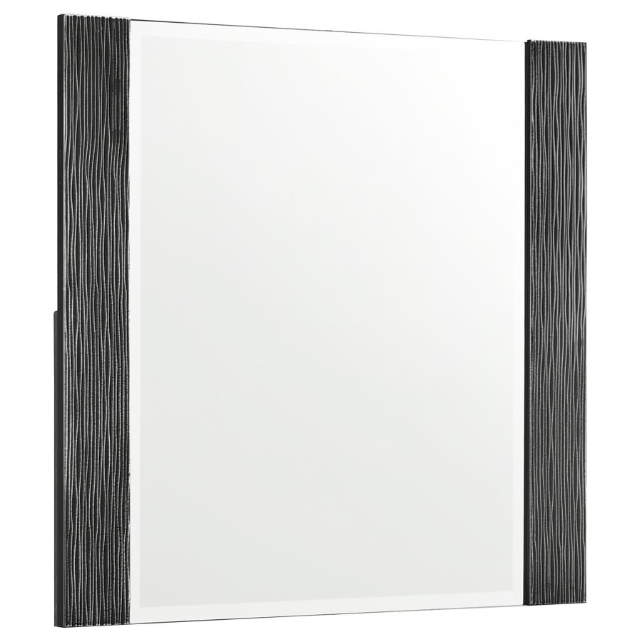 (image for) Blacktoft Dresser Mirror Black - Click Image to Close