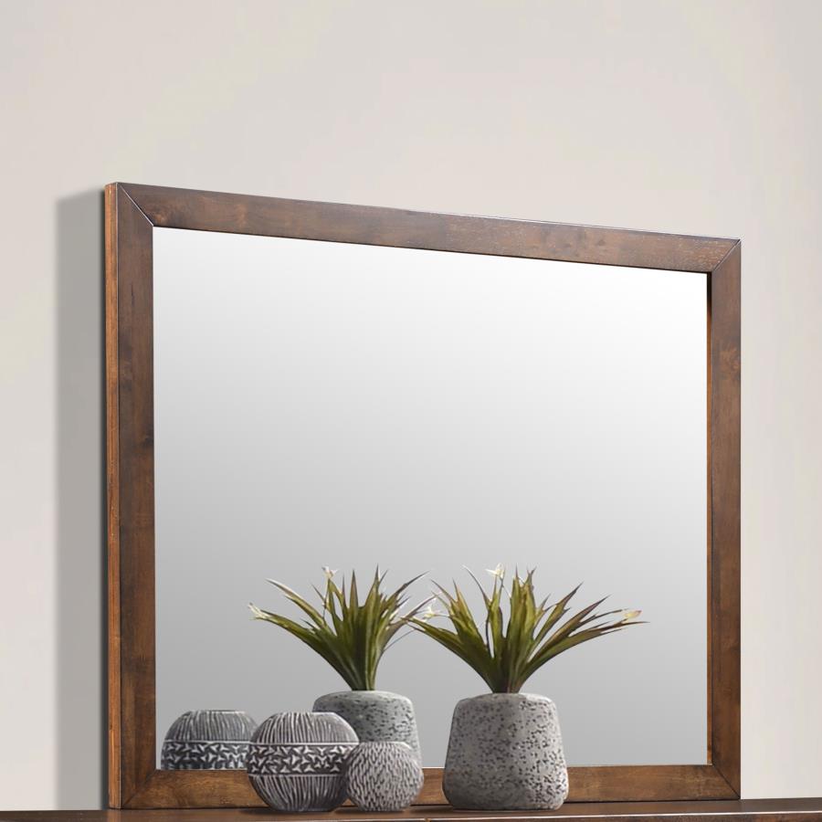 (image for) Genevieve Dresser Mirror Dark Brown