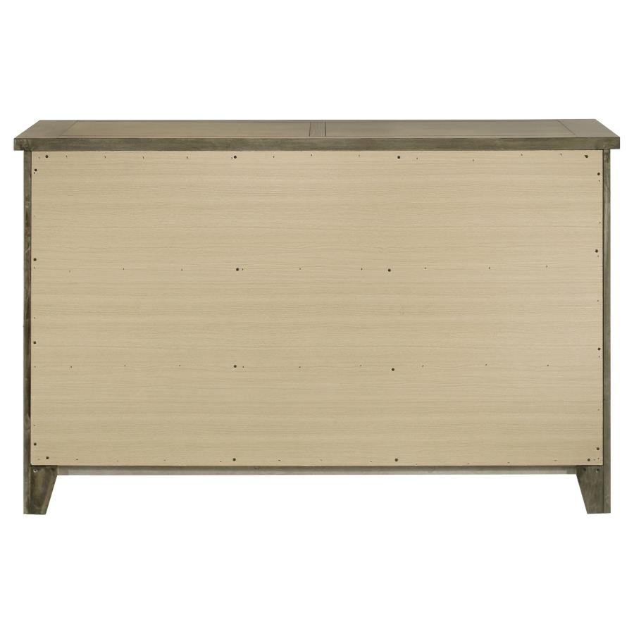 Hazlewood 6-drawer Bedroom Dresser Cabinet Vineyard Oak