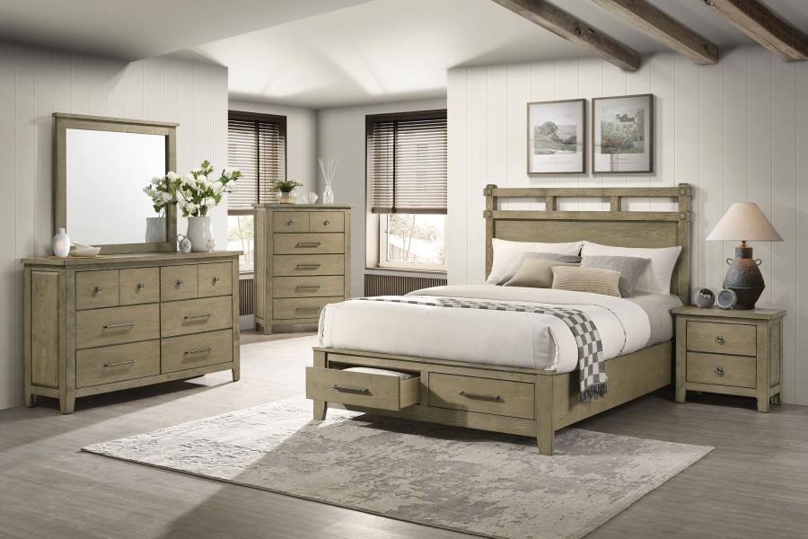 Modal Additional Images for Hazlewood Dresser Mirror Vineyard Oak