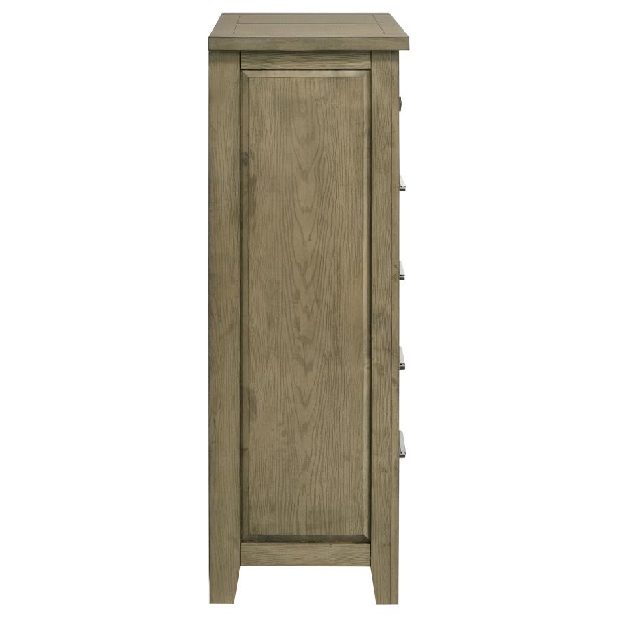 Hazlewood 5-drawer Bedroom Chest of Drawers Vineyard Oak