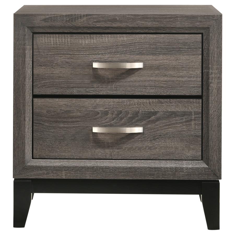 (image for) Watson 4-piece Twin Bedroom Set Grey Oak