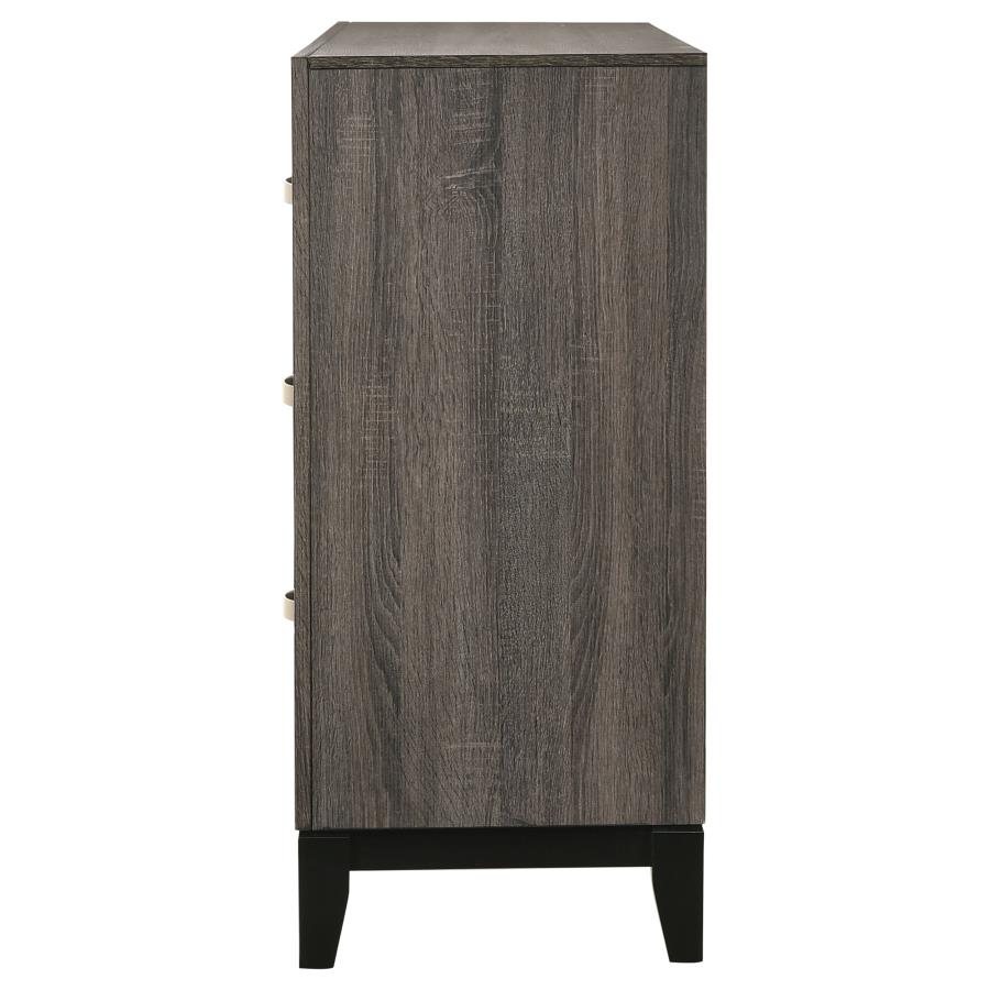 (image for) Watson 6-drawer Dresser Grey Oak