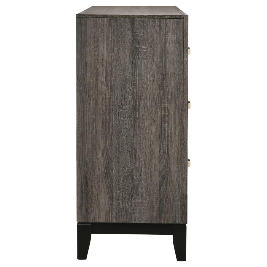 (image for) Watson 6-drawer Dresser Grey Oak