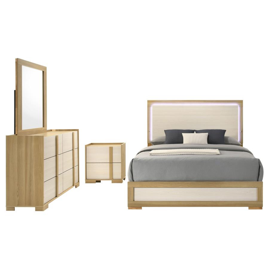 (image for) Hyland 4-piece Queen Bedroom Set Natural