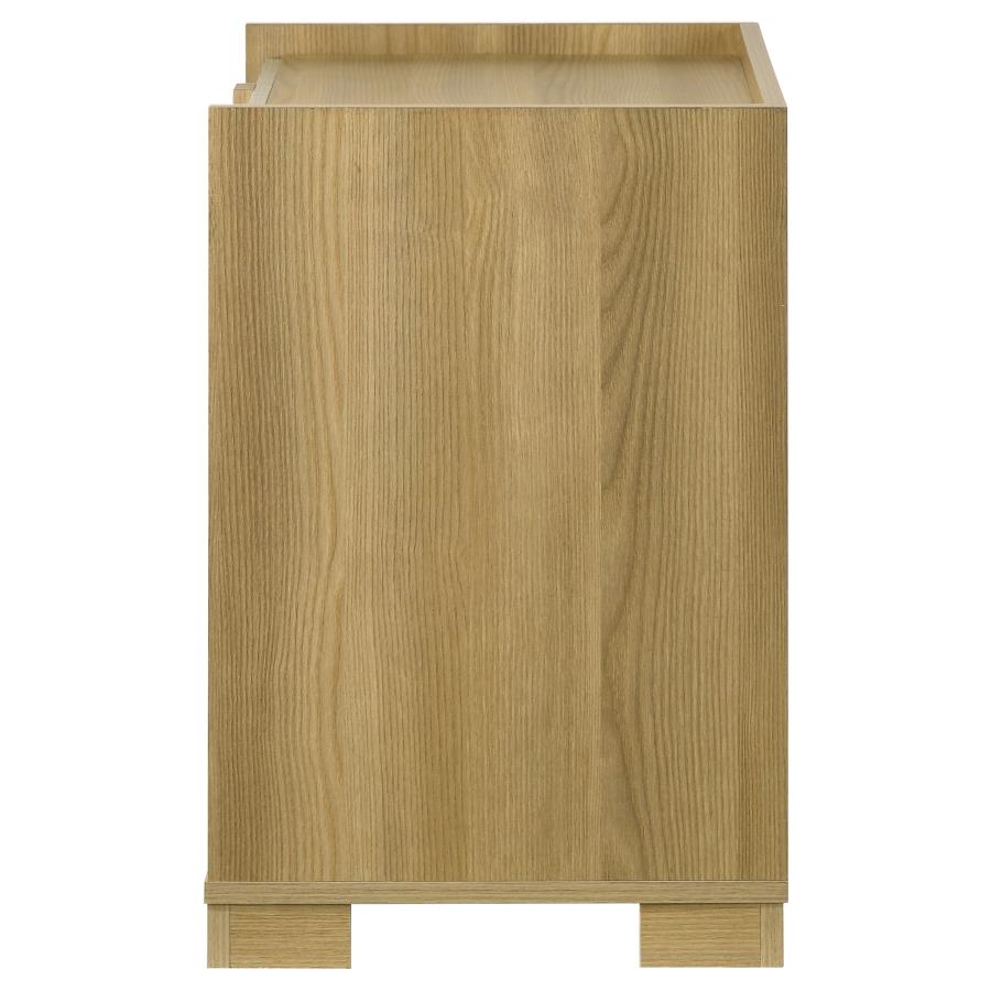 (image for) Hyland 2-drawer Nightstand Bedside Table Natural