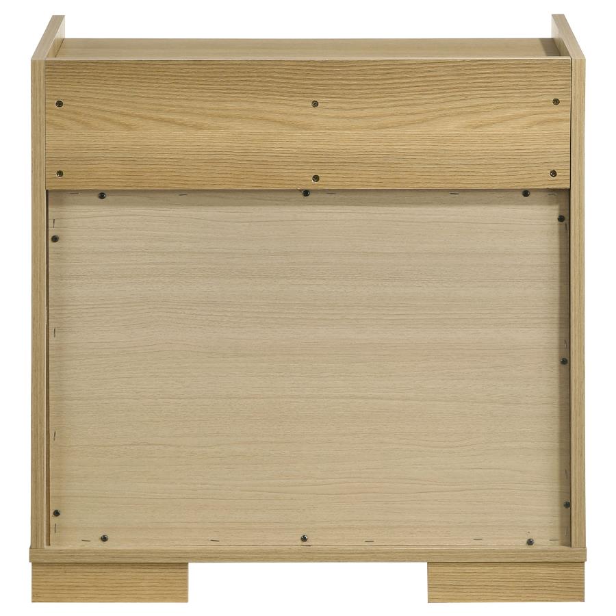 (image for) Hyland 2-drawer Nightstand Bedside Table Natural