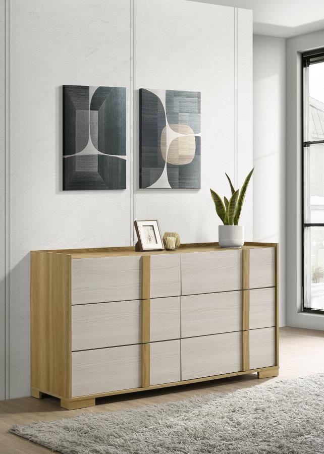 (image for) Hyland 6-drawer Dresser Natural