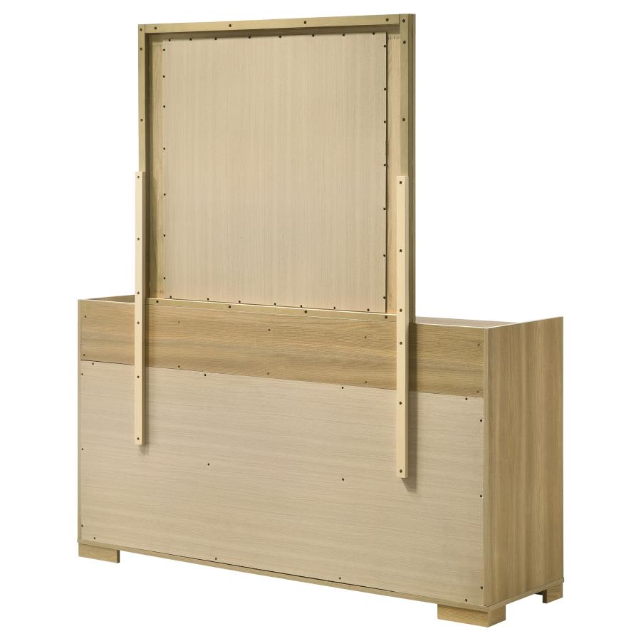 (image for) Hyland 6-drawer Dresser with Mirror Natural