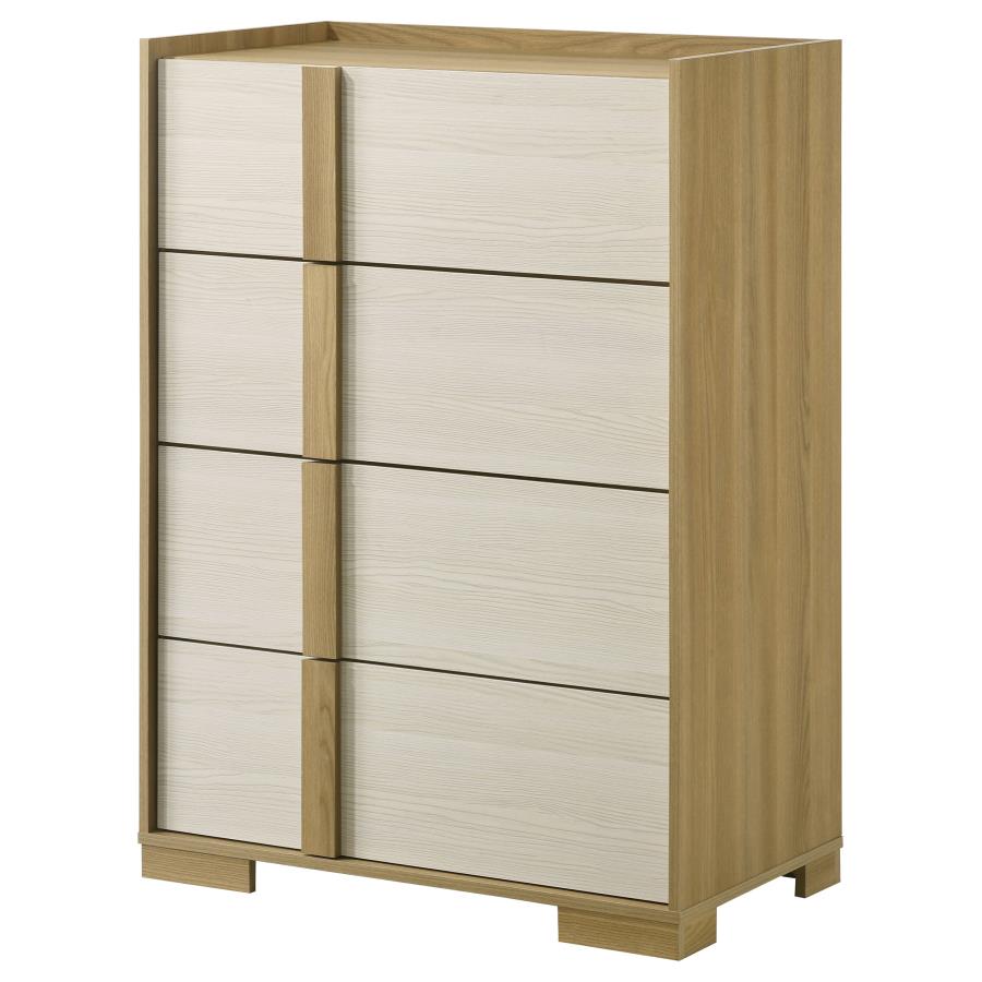 (image for) Hyland 4-drawer Chest of Drawers Natural