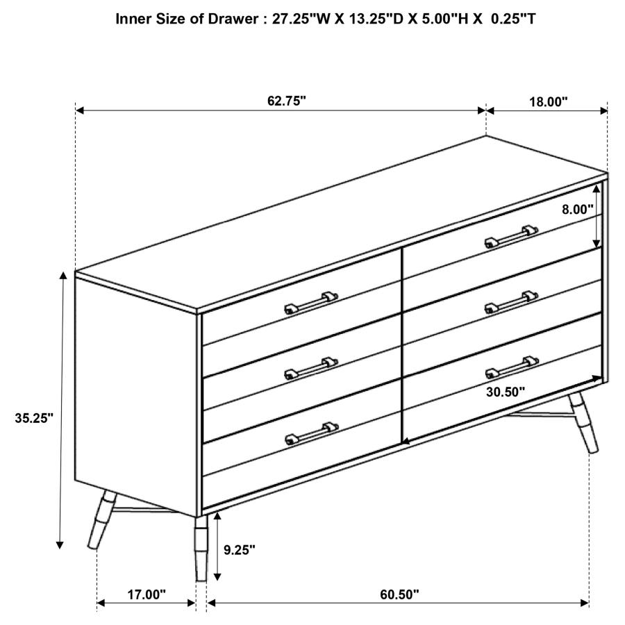 (image for) Marlow 5-piece Eastern King Bedroom Set Rough Sawn Multi