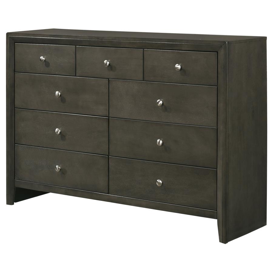 (image for) Serenity 9-drawer Dresser Mod Grey