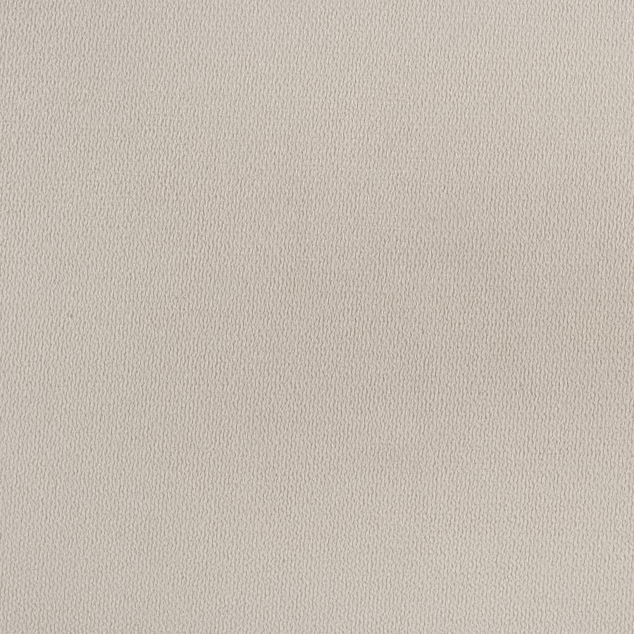Adderley Eastern King Wood Panel Bed Cream and Warm Brown