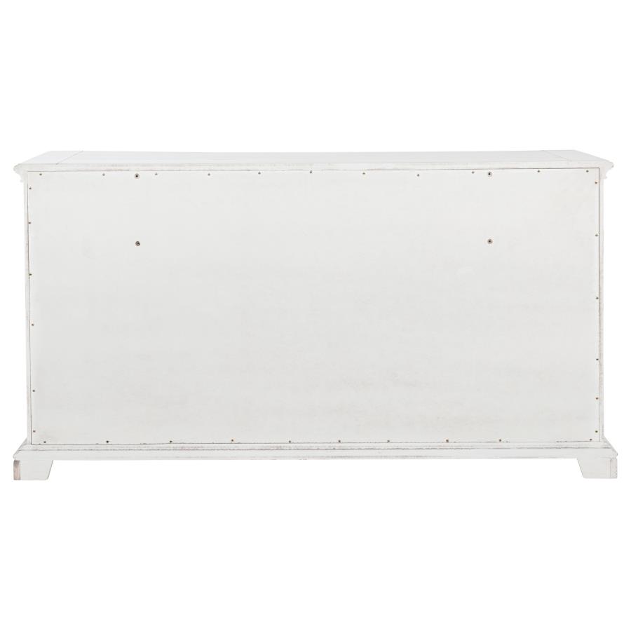 McKinney 6-drawer Bedroom Dresser Cabinet Vintage White