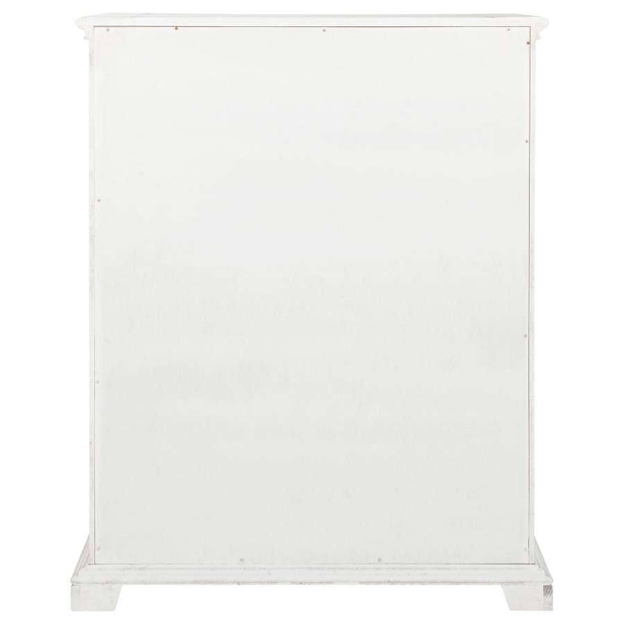 McKinney 5-drawer Bedroom Chest of Drawers Vintage White