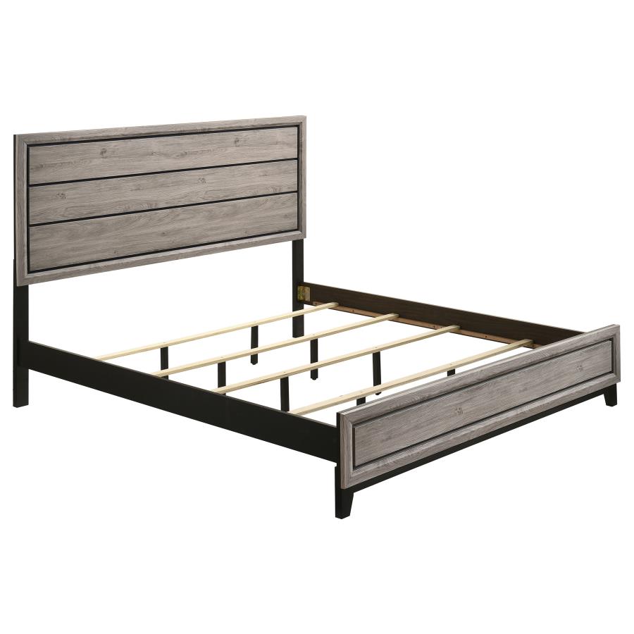 Watson Five-piece Eastern King Bedroom Set Light Taupe