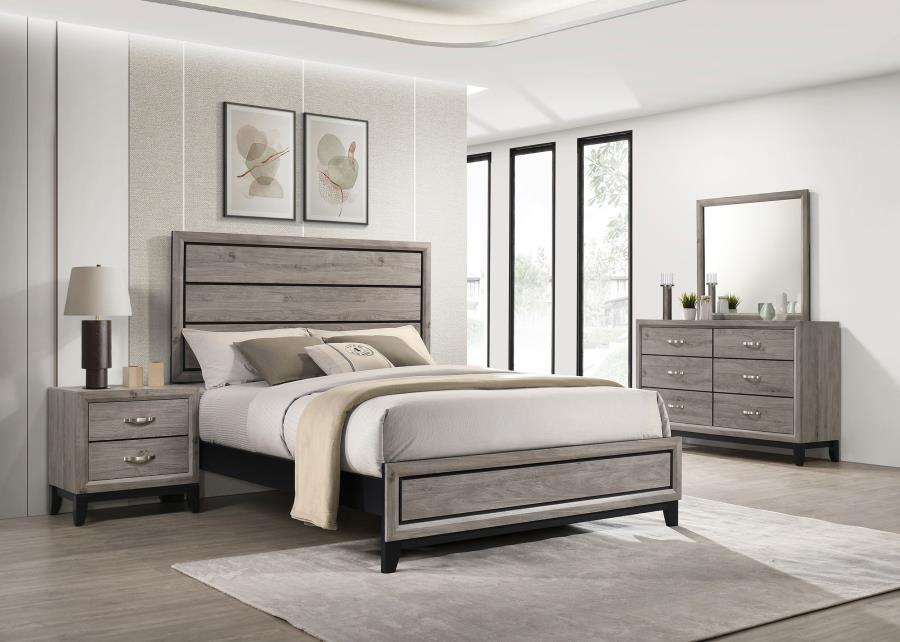 (image for) Watson Four-piece California King Bedroom Set Light Taupe