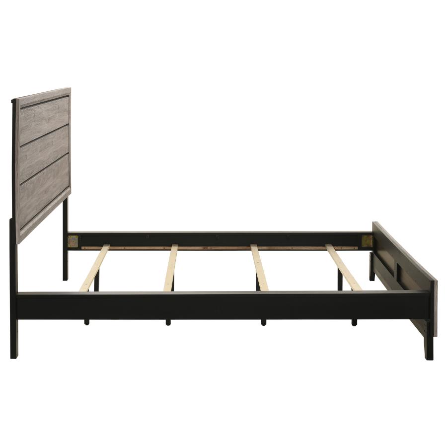 Watson Wood California King Panel Bed Light Taupe