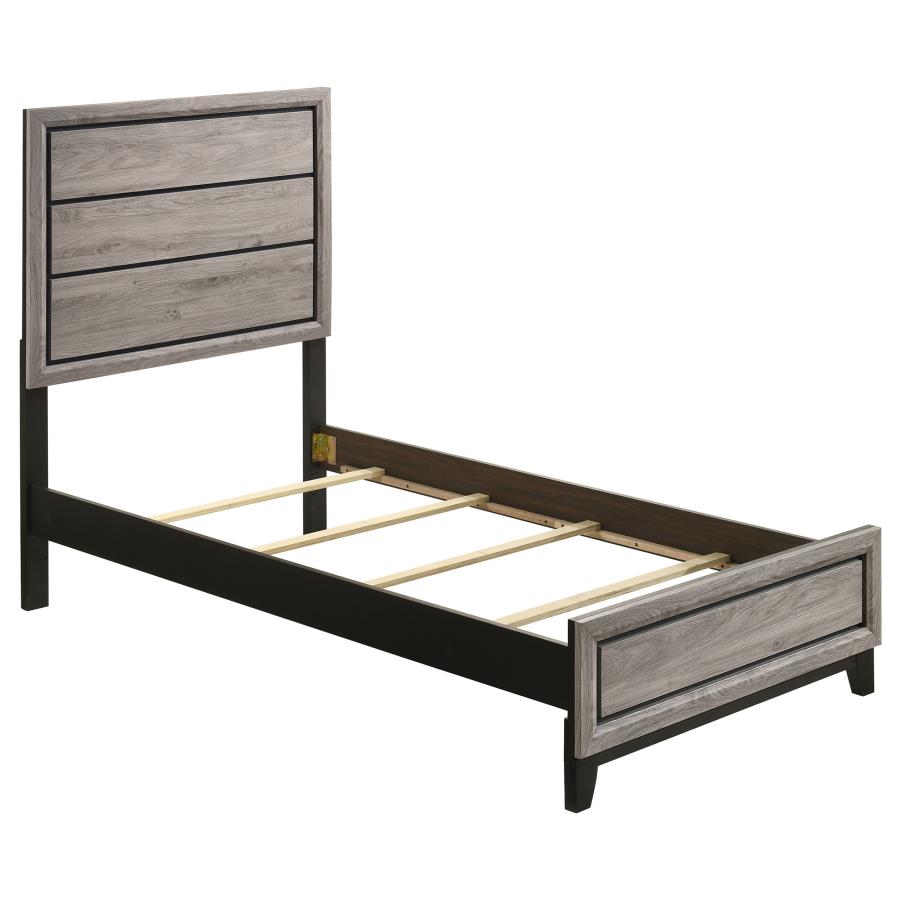 Watson Five-piece Twin Bedroom Set Light Taupe