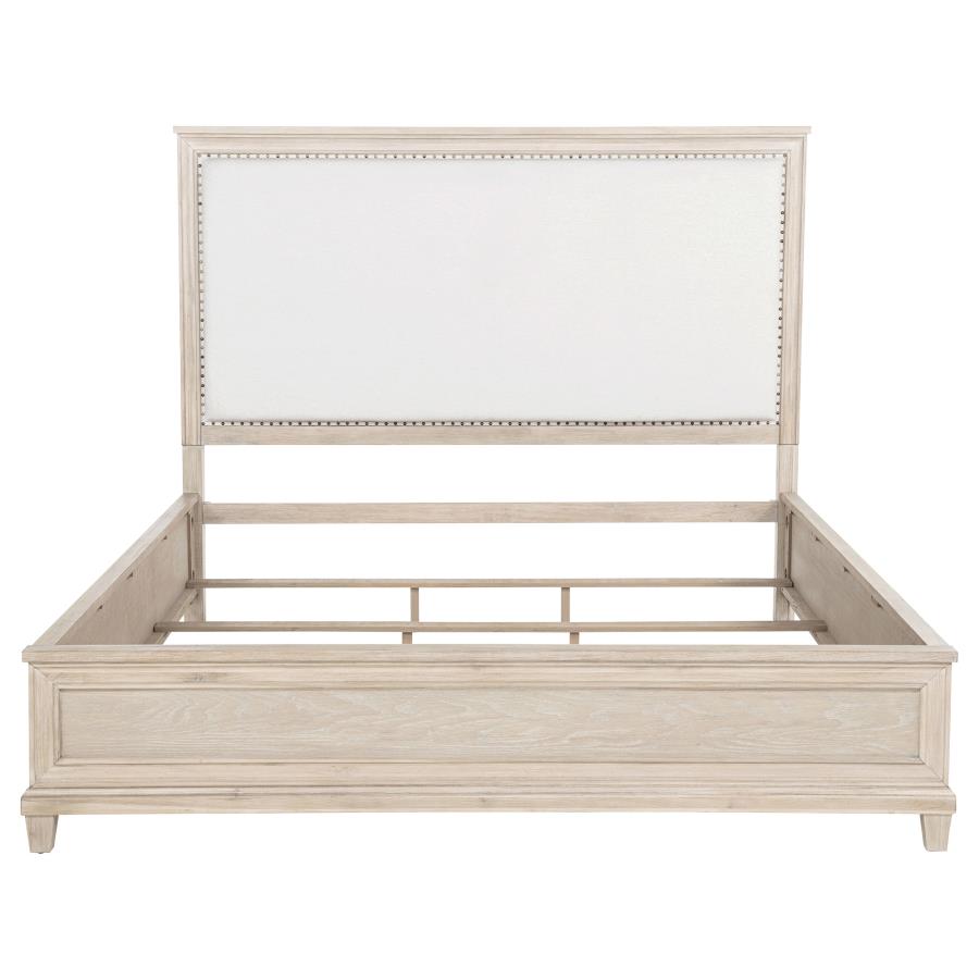 Pembroke 66-inch Eastern King Panel Bed Washed Oak