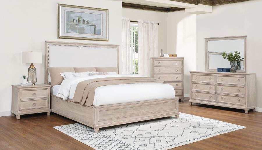 (image for) Pembroke 5-piece Queen Bedroom Set Washed Oak