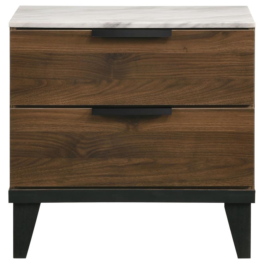 (image for) Mays 2-drawer Nightstand Walnut