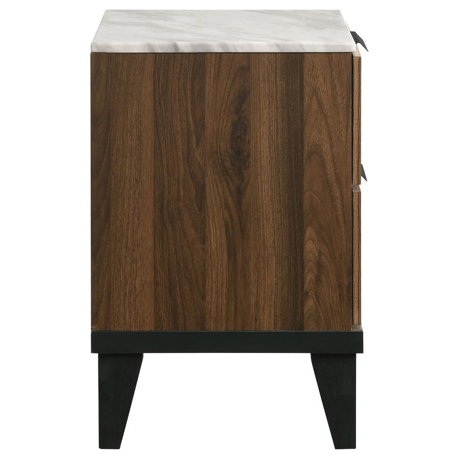 (image for) Mays 2-drawer Nightstand Walnut