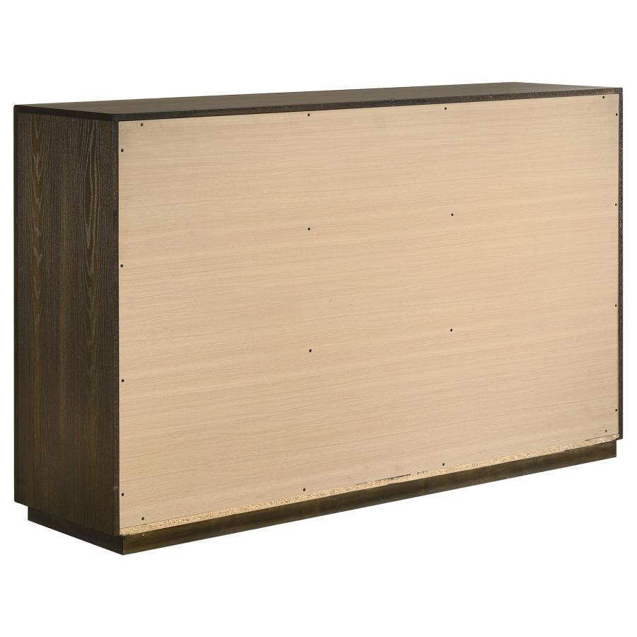 Atlas 5-piece Eastern King Bedroom Set Dark Oak