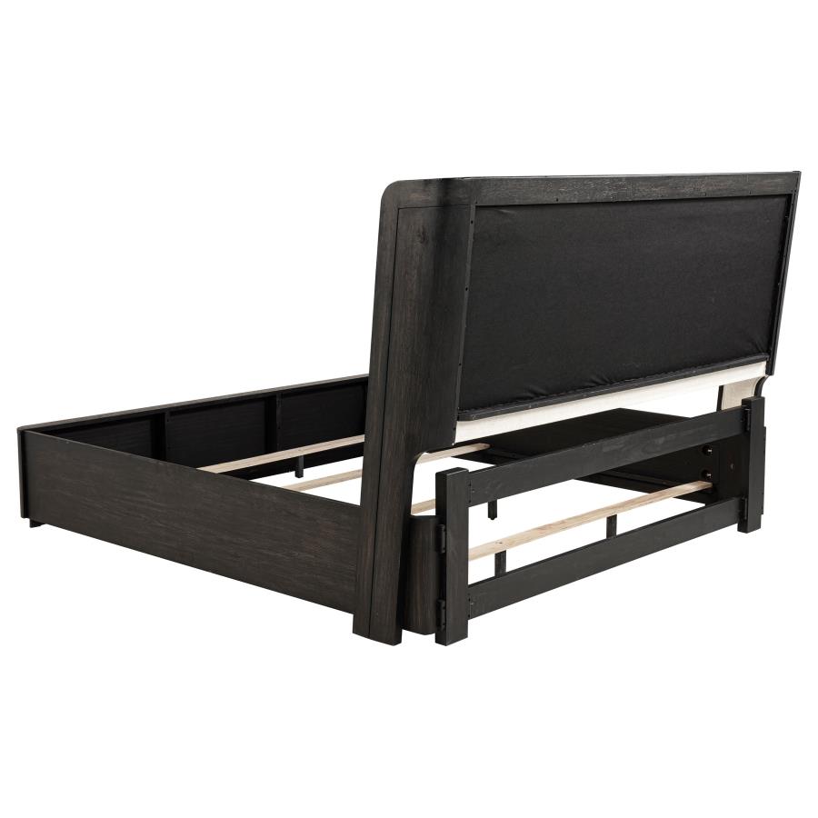 Leandro 5-piece California King Bedroom Set Burnished Black
