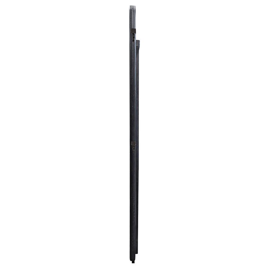 Leandro 76-inch Full Length Floor Mirror Burnished Black