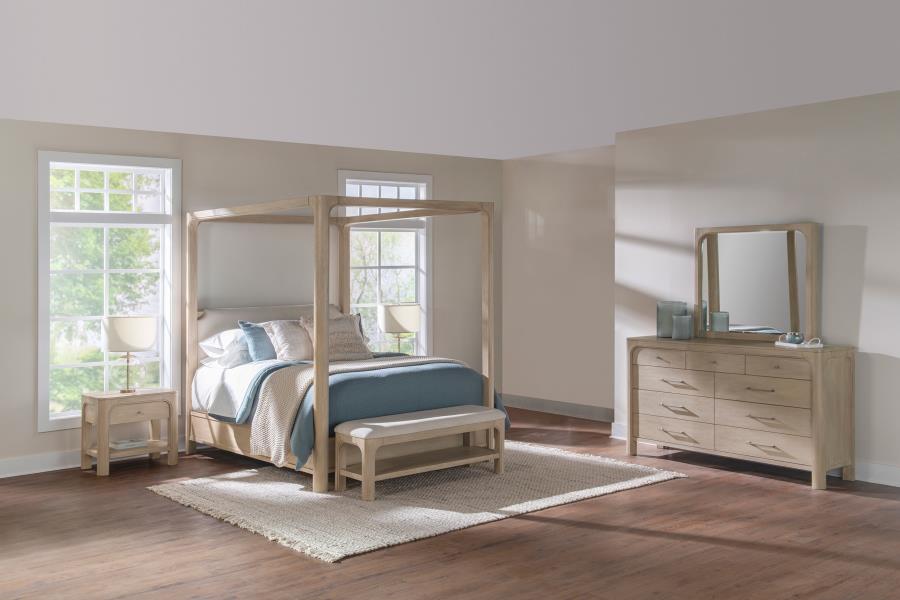 (image for) Solano 4-piece Queen Bedroom Set Weathered Mango