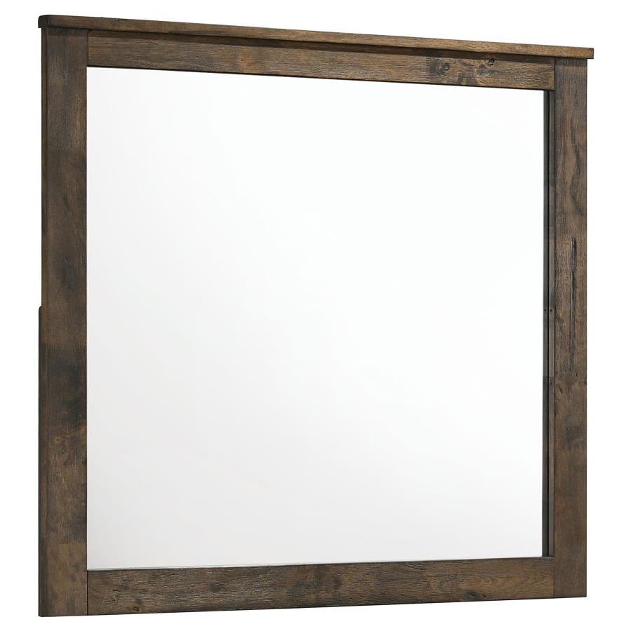 (image for) Woodmont Dresser Mirror Rustic Golden Brown